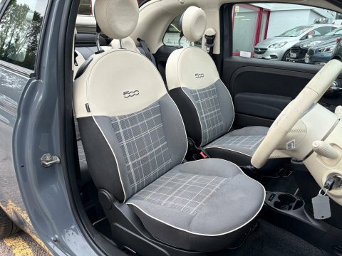 Fiat 500 1.2 Lounge Convertible GX69LBJ Grey #3