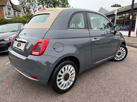Fiat 500 1.2 Lounge Convertible GX69LBJ Grey #2