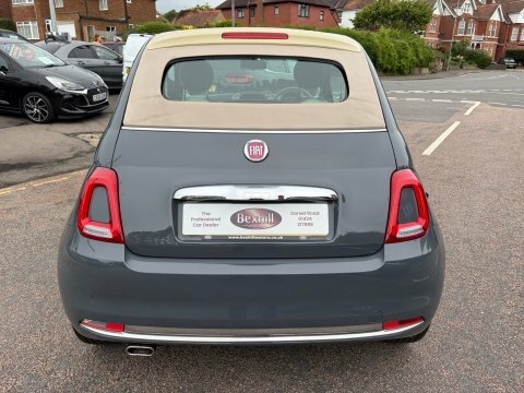 Fiat 500 1.2 Lounge Convertible GX69LBJ Grey #5