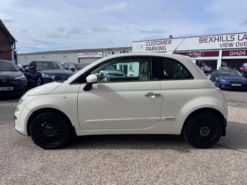 Fiat 500 Lounge White #5