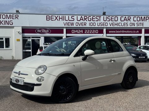 Fiat 500 Lounge White