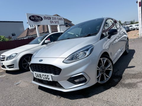 Ford Fiesta 1.0 St-line Sat DA18CGG Silver #2