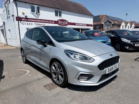 Ford Fiesta 1.0 St-line Sat DA18CGG Silver #4