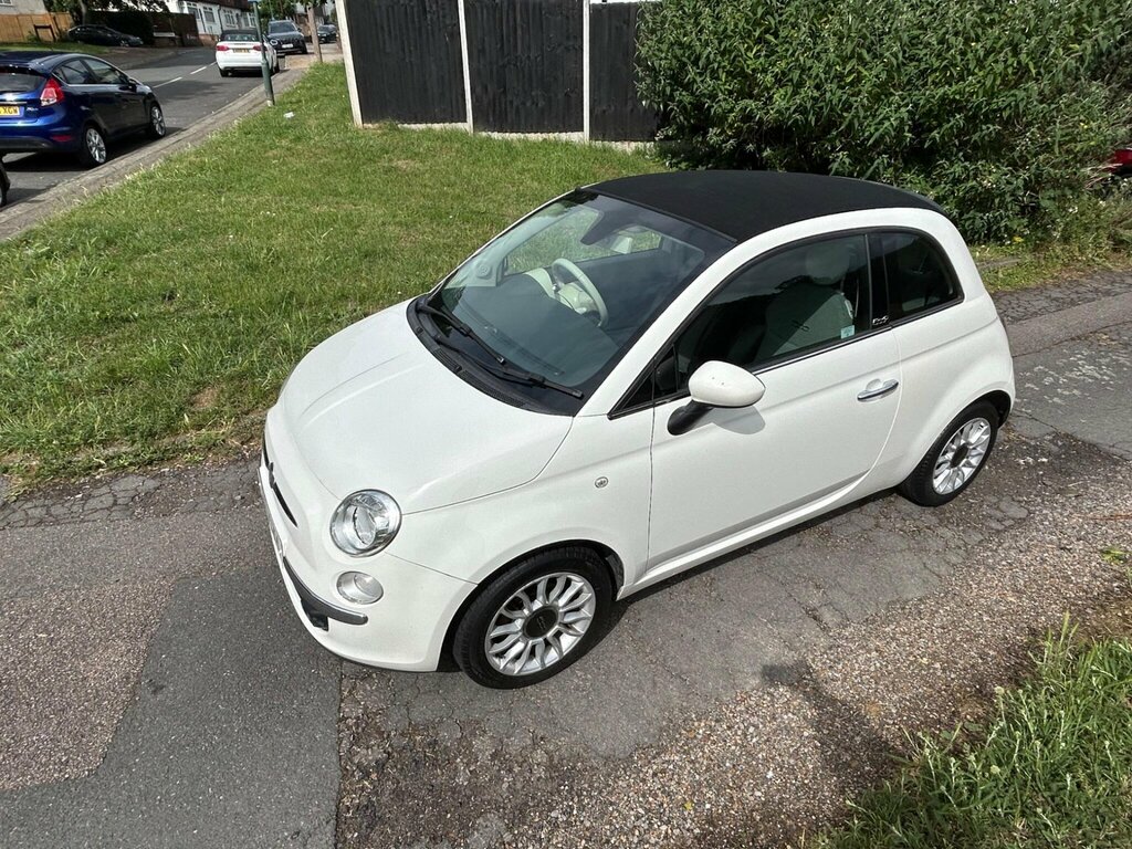 Fiat 500C Convertible Red #12