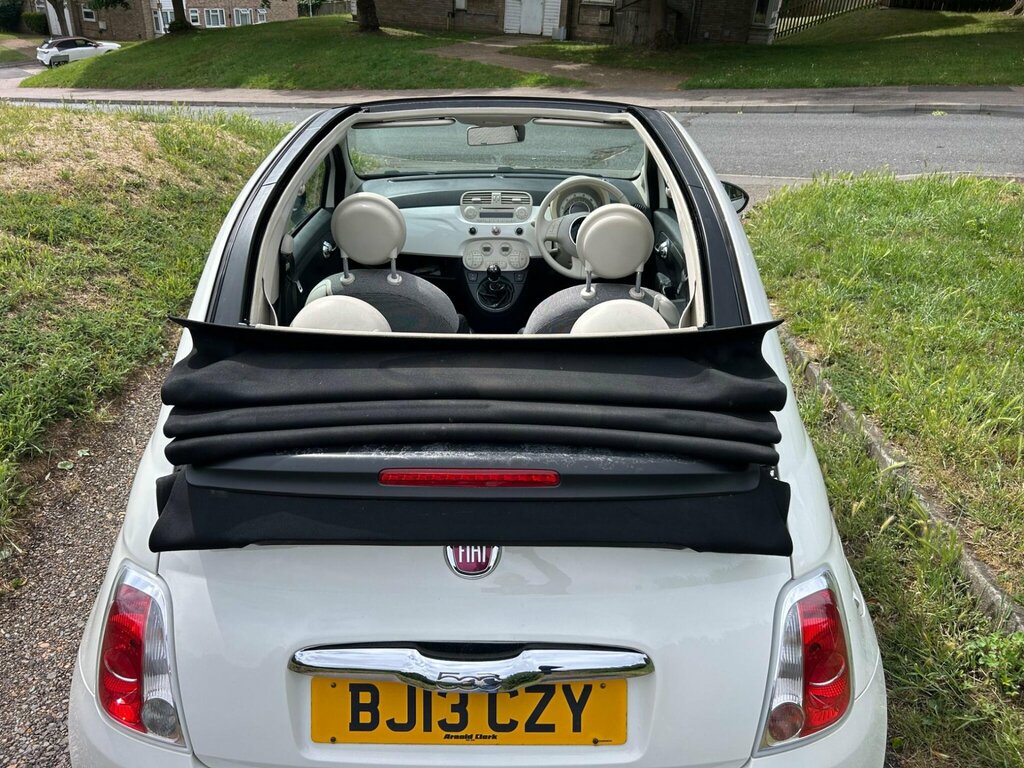 Fiat 500C Convertible Red #7