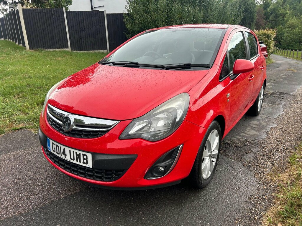 Vauxhall Corsa 1.2 16V Excite Euro 5 Ac GD14UWB Red #3