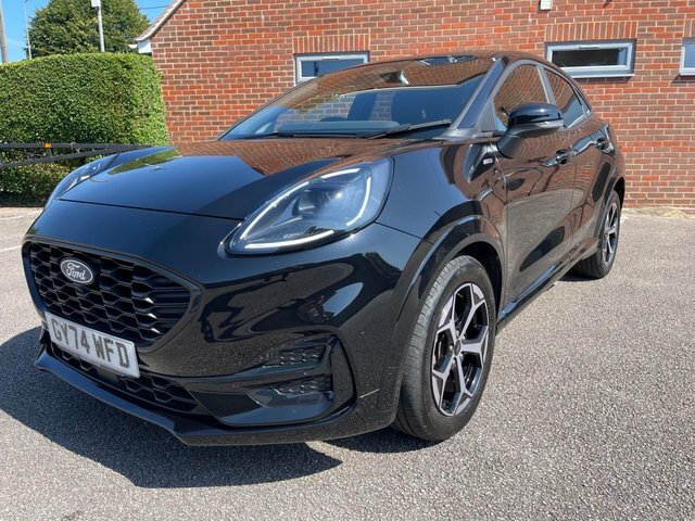 Ford Puma 2024 1.0T Ecoboost Mhev St-line Suv Hyb GY74WFD Black #4