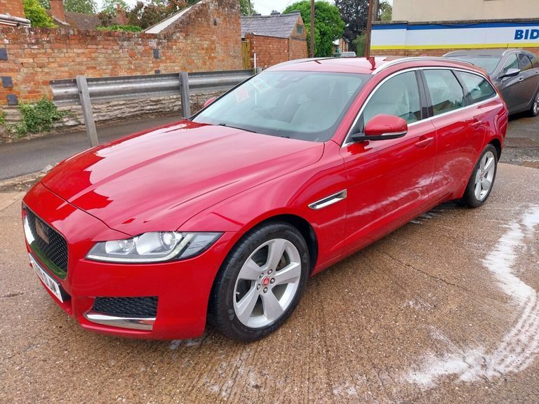 Jaguar XF Portfolio Red #4