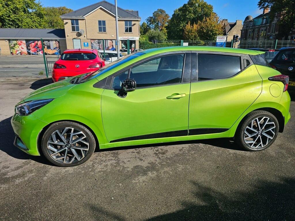 Nissan Micra Hatchback 0.9 Ig-t Tekna Euro 6 Ss 201717 FA17FZG Green #4