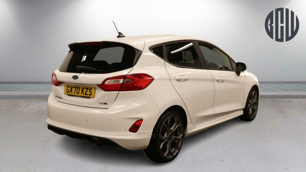 Ford Fiesta 1.0T Ecoboost Mhev St-line Edition Euro 6 Ss GX70KZS White #4