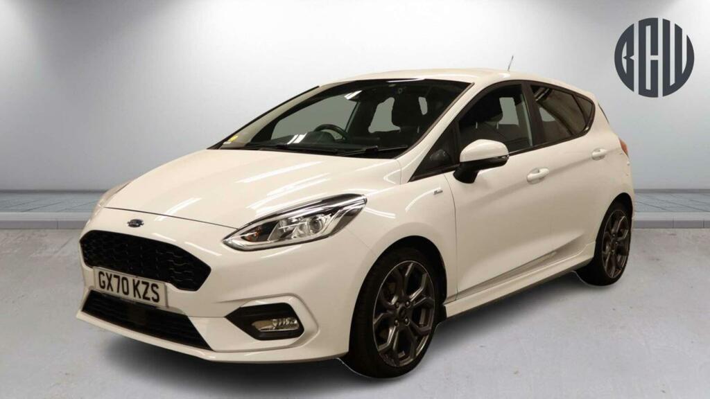 Ford Fiesta 1.0T Ecoboost Mhev St-line Edition Euro 6 Ss GX70KZS White #2