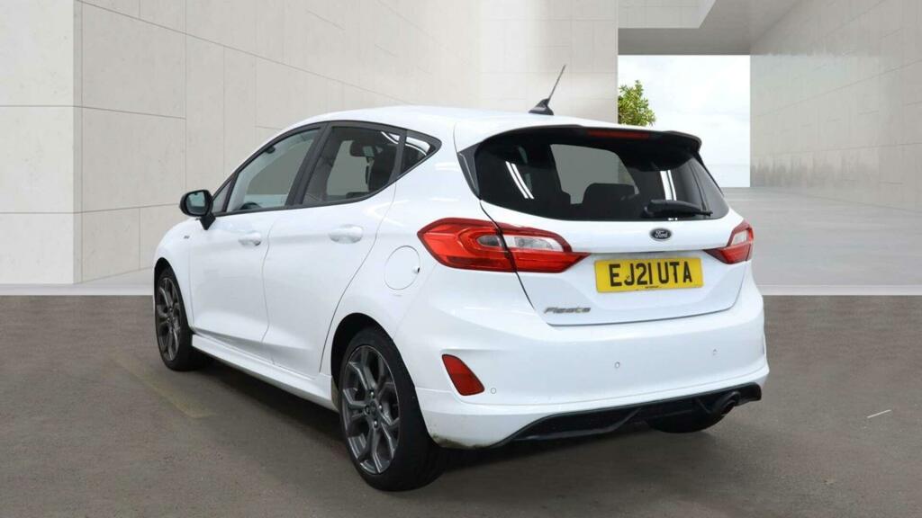 Ford Fiesta 1.0T Ecoboost St-line Edition Euro 6 Ss EJ21UTA White #3