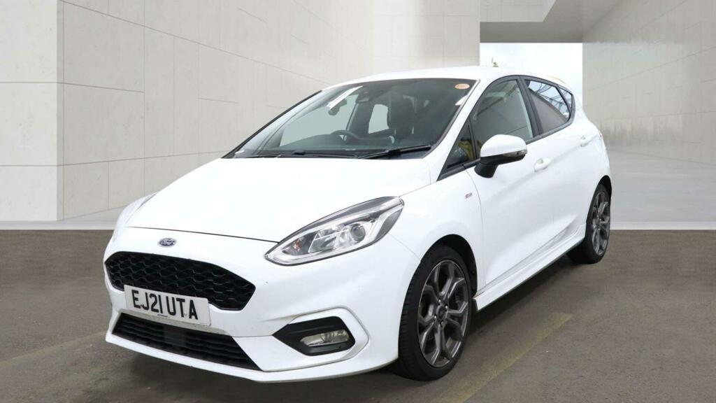 Ford Fiesta 1.0T Ecoboost St-line Edition Euro 6 Ss EJ21UTA White #2