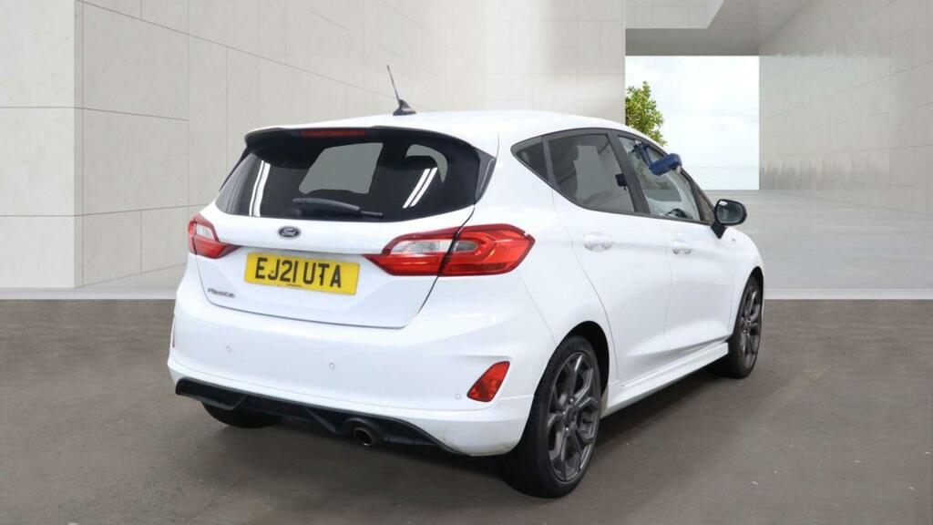 Ford Fiesta 1.0T Ecoboost St-line Edition Euro 6 Ss EJ21UTA White #4