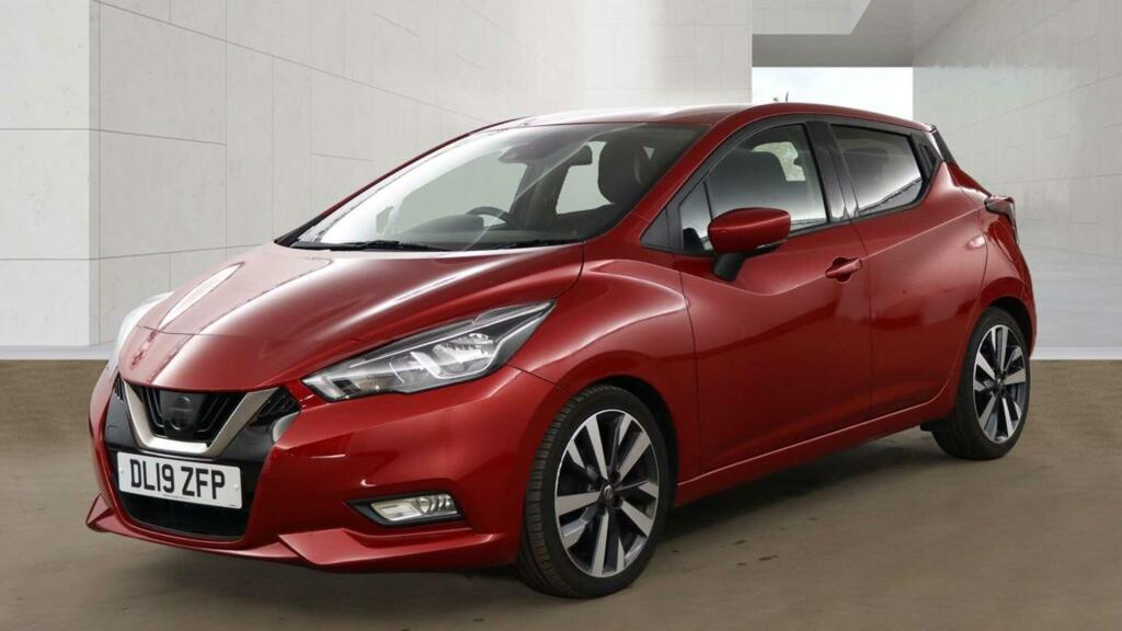 Nissan Micra Tekna Red #2