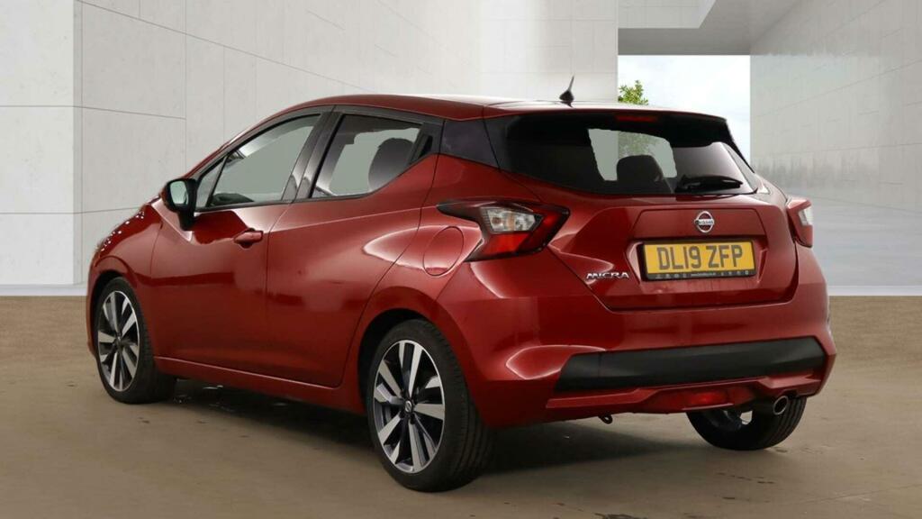 Nissan Micra Tekna Red #3