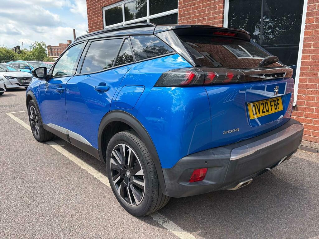 Peugeot 2008 1.2 Puretech Gt Line Euro 6 Ss OV20FBF Blue #4