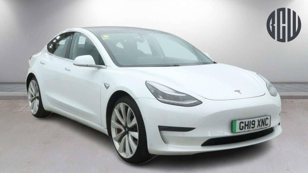 Tesla Model 3 Performance White