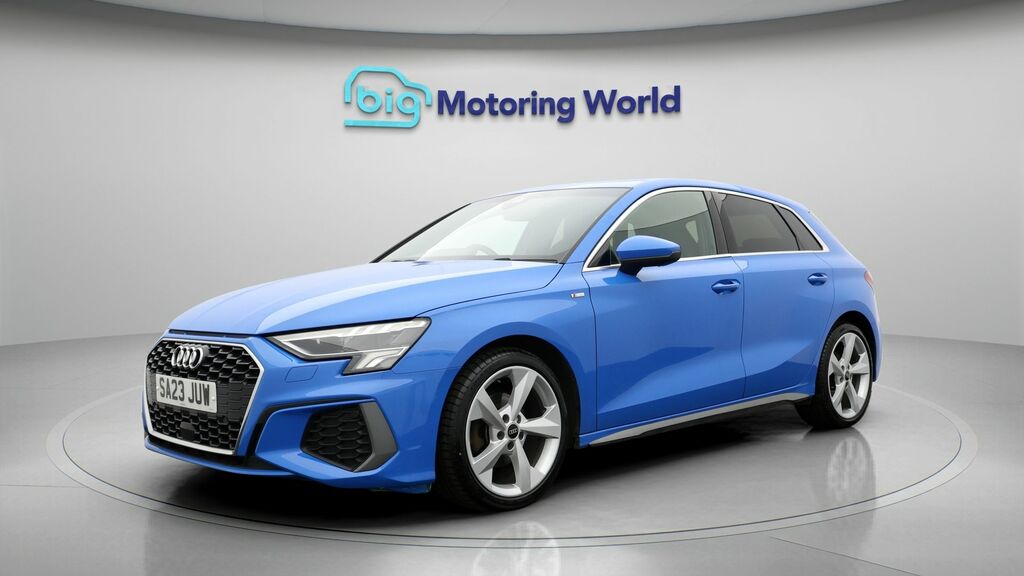 Audi A3 S Line SA23JUW Blue #3
