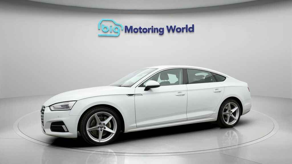 Audi A5 Sport White #3