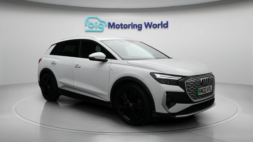 Audi Q4 E Tron S Line White