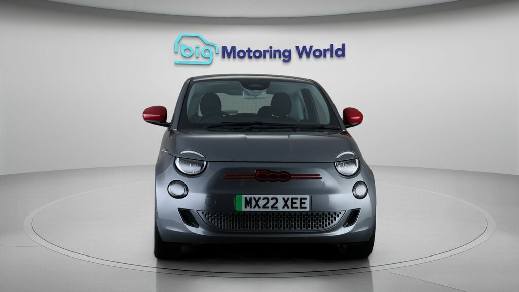 Fiat 500E Red Grey #2