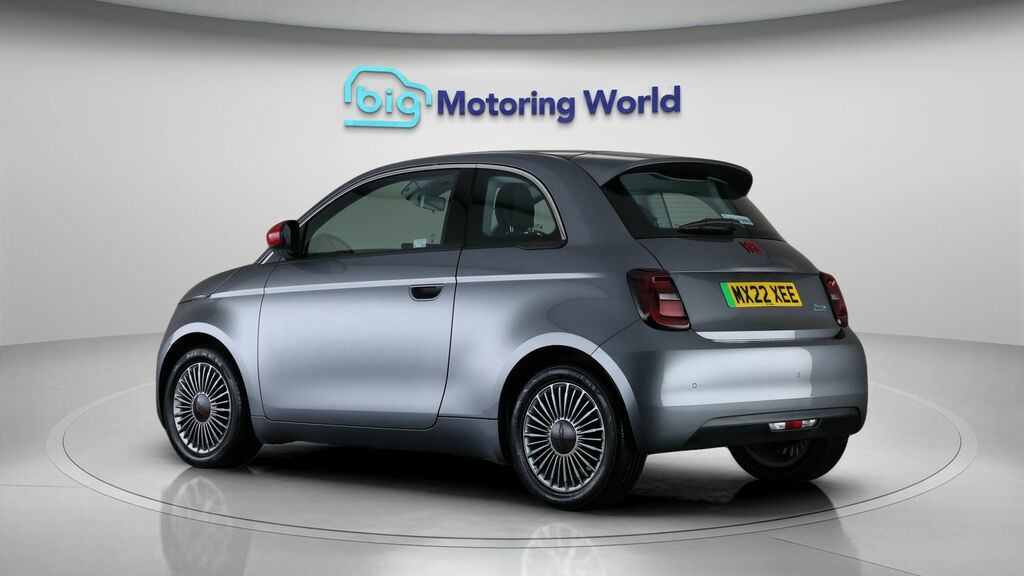 Fiat 500E Red Grey #5