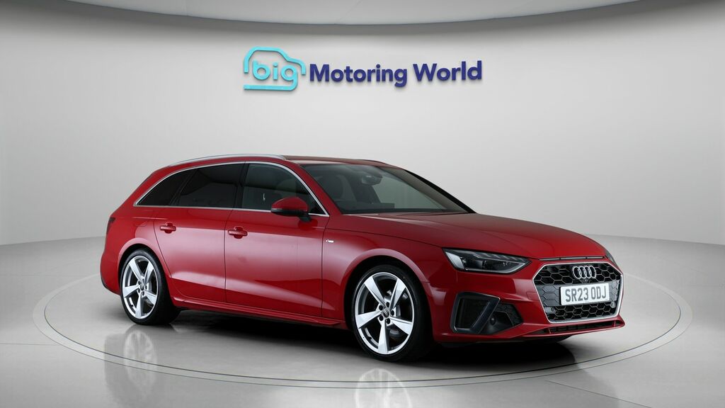 Audi A4 Avant S Line Red