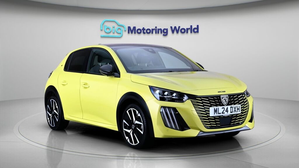 Peugeot 208 Gt Yellow