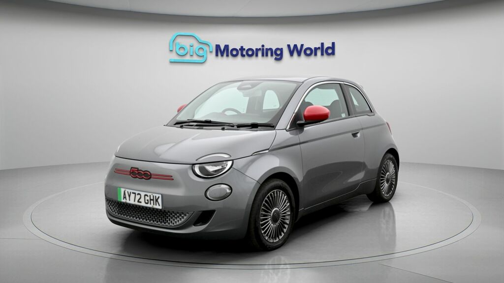 Fiat 500E Red Grey #3