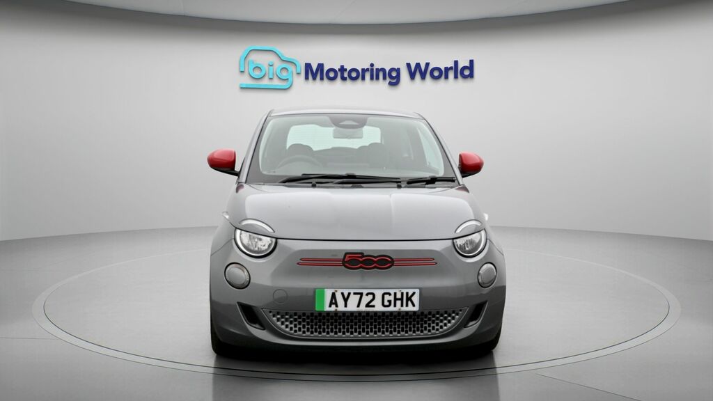 Fiat 500E Red Grey #2
