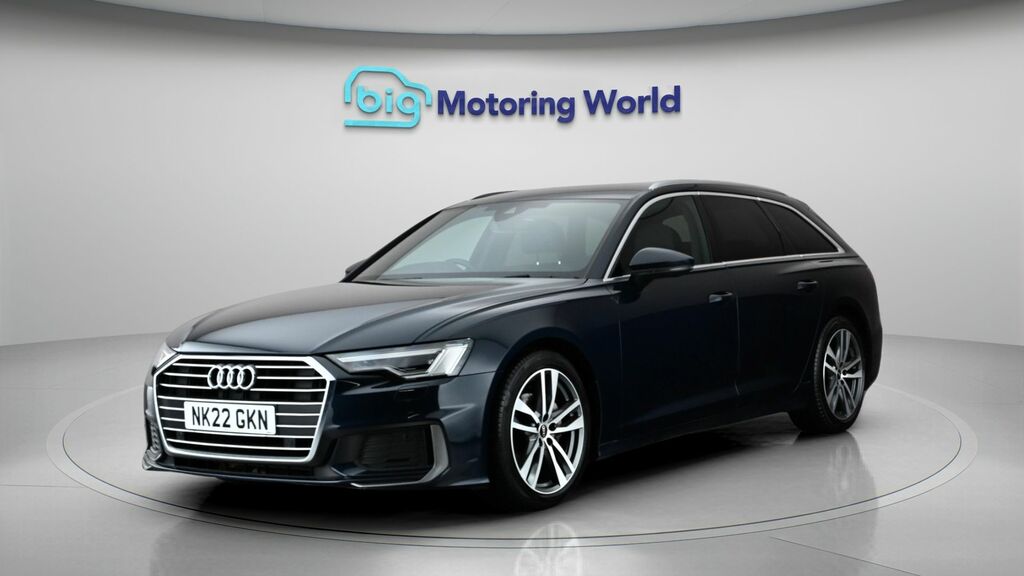Audi A6 Avant S Line NK22GKN Blue #3