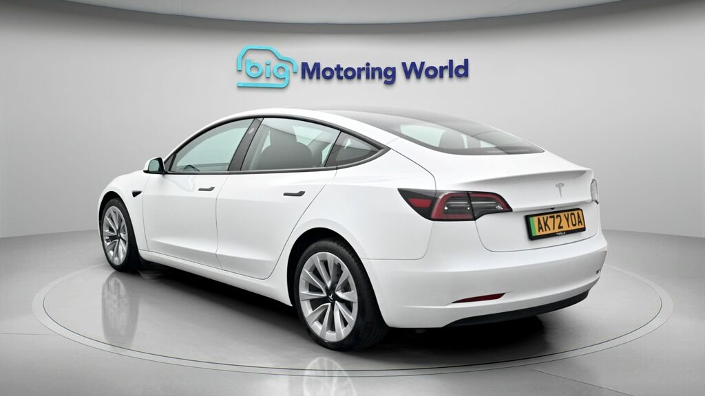 Tesla Model 3 3 Model 3 Rwd White #5