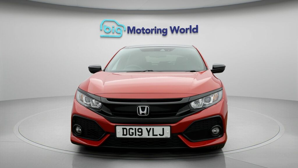Honda Civic Ex Red #2