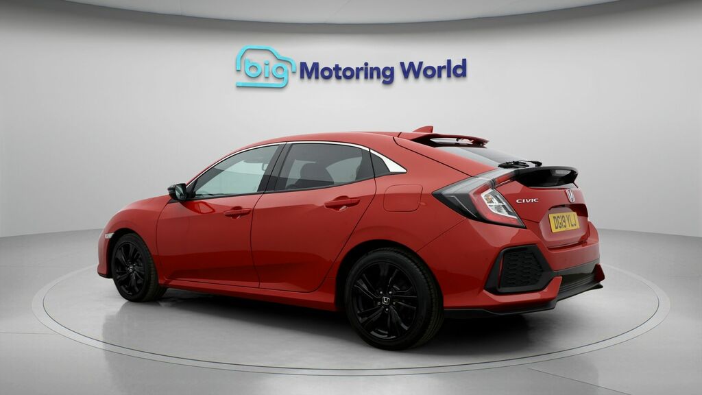Honda Civic Ex Red #5