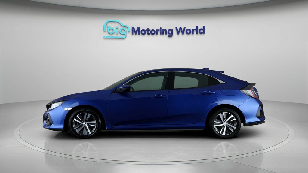Honda Civic Se Blue #4