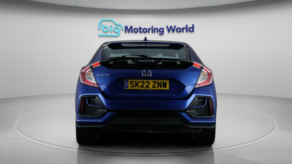 Honda Civic Se Blue #6