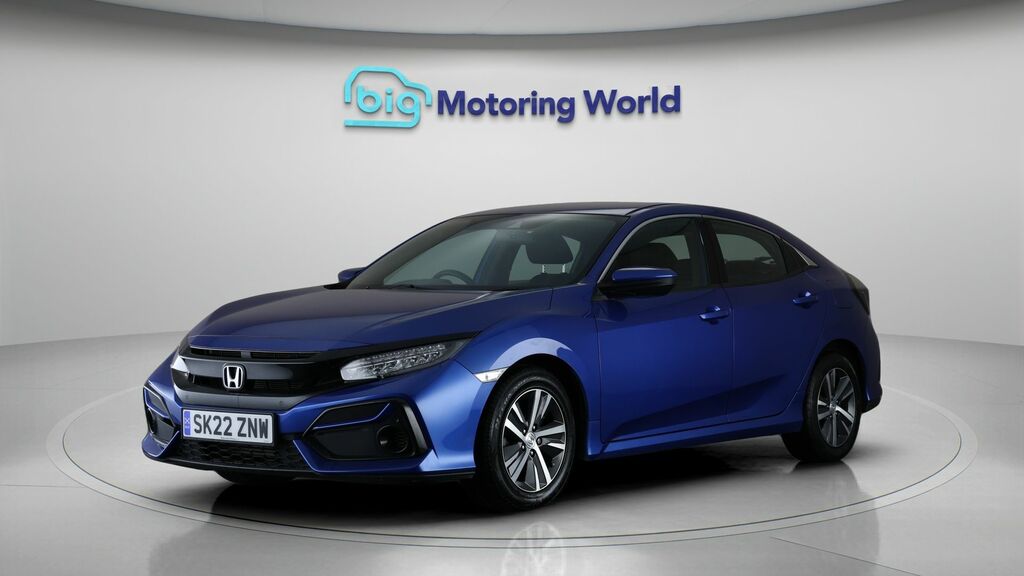 Honda Civic Se Blue #3