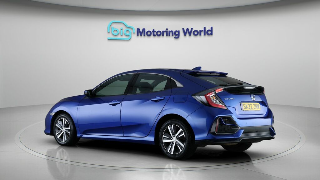 Honda Civic Se Blue #5