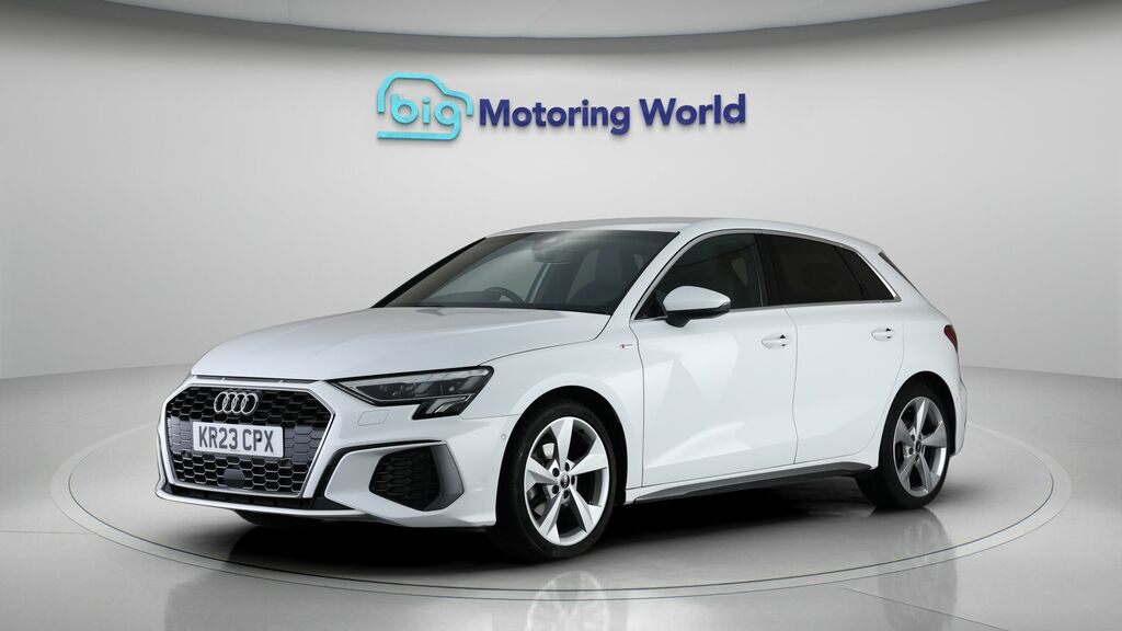 Audi A3 S Line KR23CPX White #3