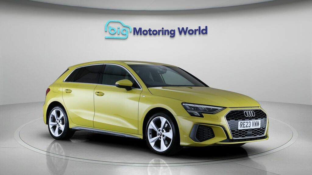 Audi A3 S Line Yellow