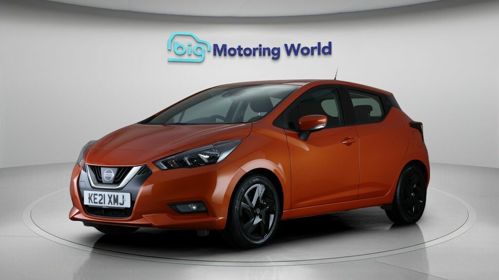 Nissan Micra Acenta Orange #3