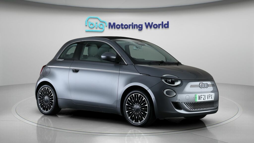 Fiat 500E C La Prima Grey