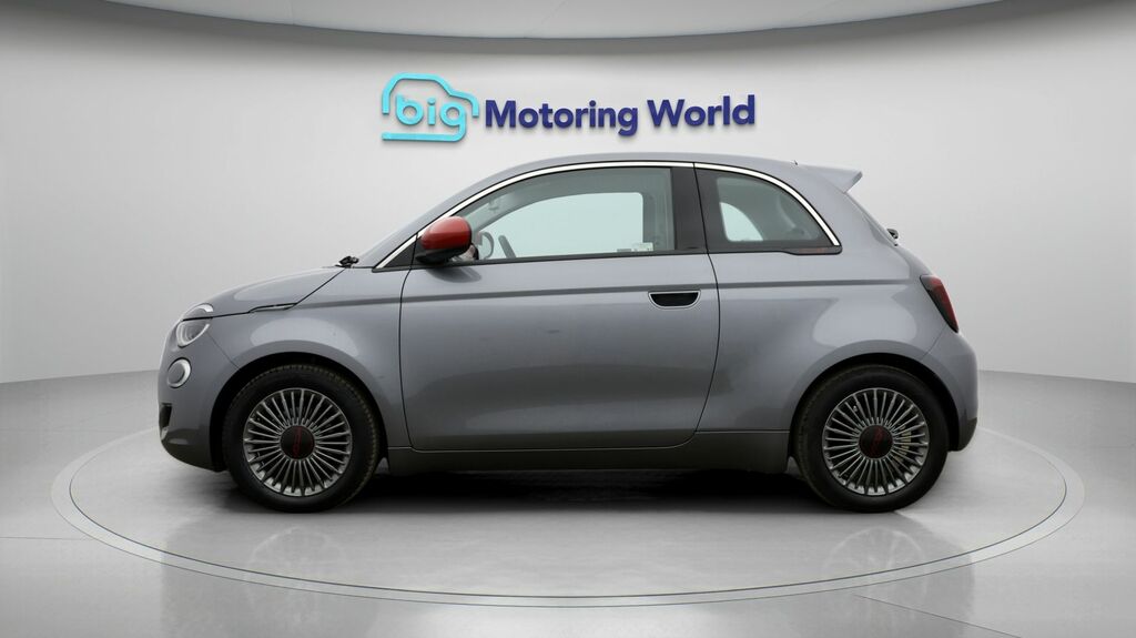 Fiat 500E Red Grey #4