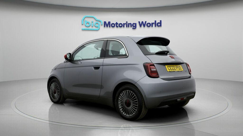 Fiat 500E Red Grey #5