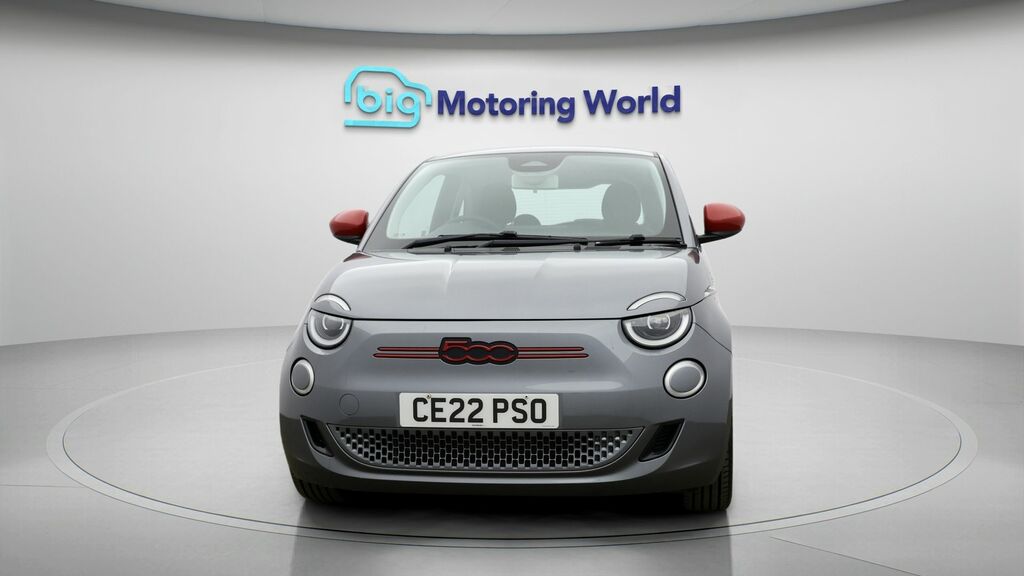 Fiat 500E Red Grey #2