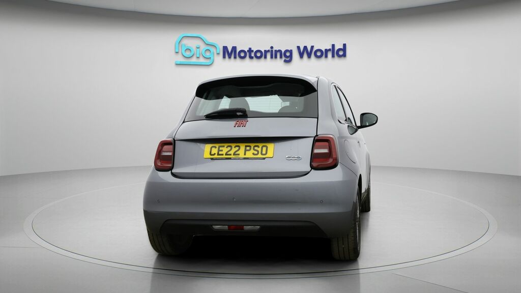 Fiat 500E Red Grey #6