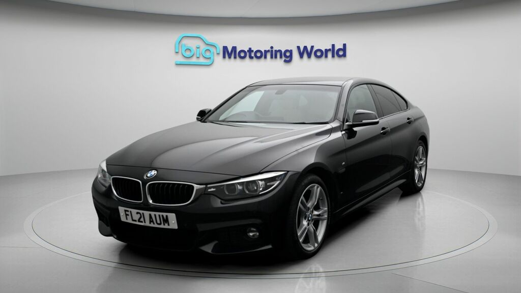 BMW 4 Series Gran Coupe M Sport FL21AUM Black #3