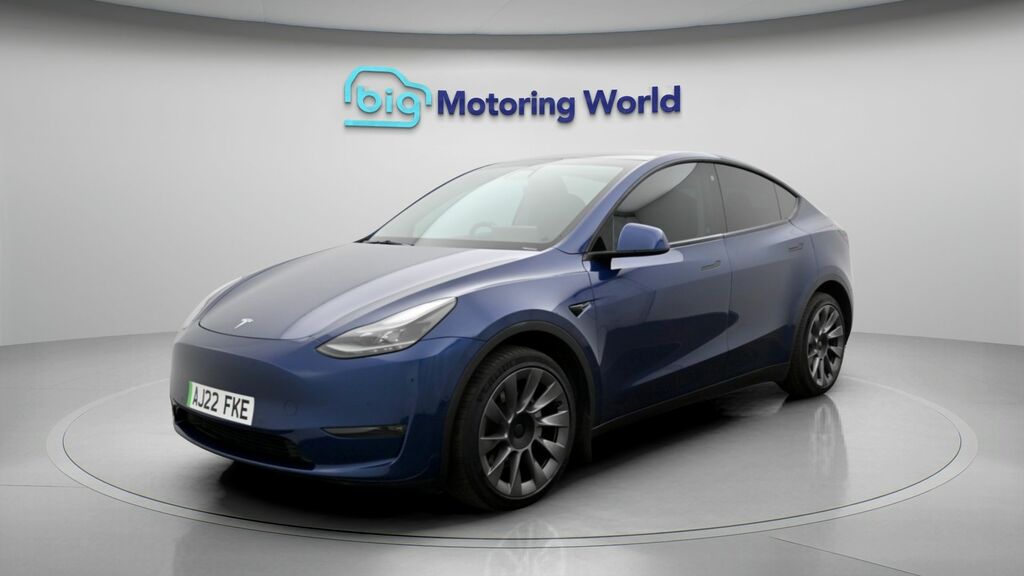 Tesla Model Y Long Range AJ22FKE Blue #3