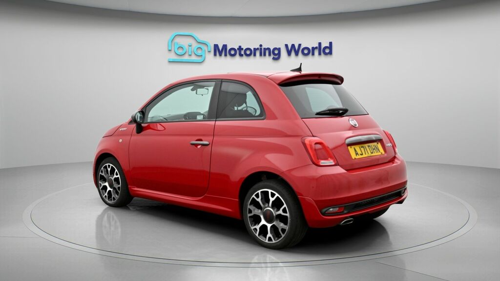 Fiat 500 Sport Red #5
